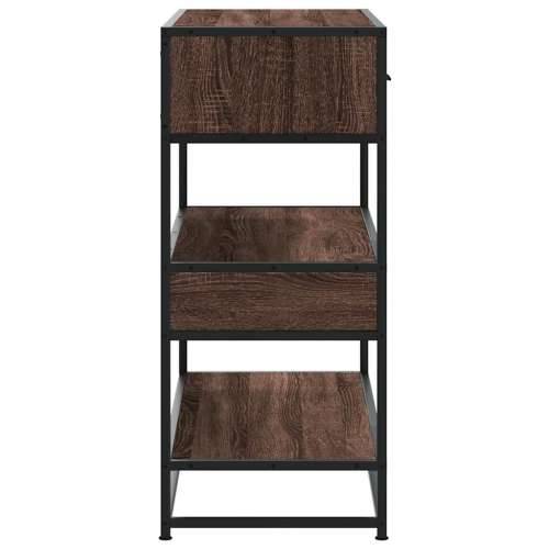 Konzolni stol boja hrasta 90x35x80 cm konstruirano drvo - Smeđi hrast 1 Cijena