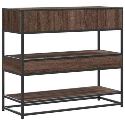 Konzolni stol boja hrasta 90x35x80 cm konstruirano drvo - Smeđi hrast 1 Cijena