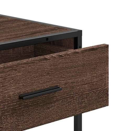 Konzolni stol boja hrasta 90x35x80 cm konstruirano drvo - Smeđi hrast 1 Cijena