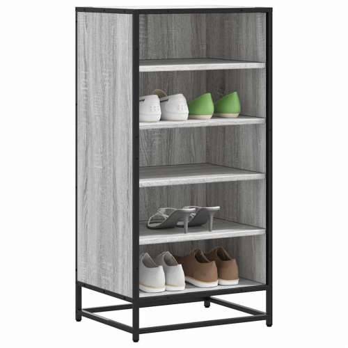 Stalak za cipele boja hrasta 48x38x97,5 cm konstruirano drvo - Sivi hrast sonoma 1 Cijena