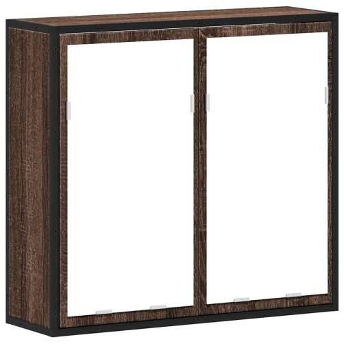 Kupaonski ormarić s ogledalom smeđi hrast 65x20x60 cm - Smeđi hrast 1 Cijena