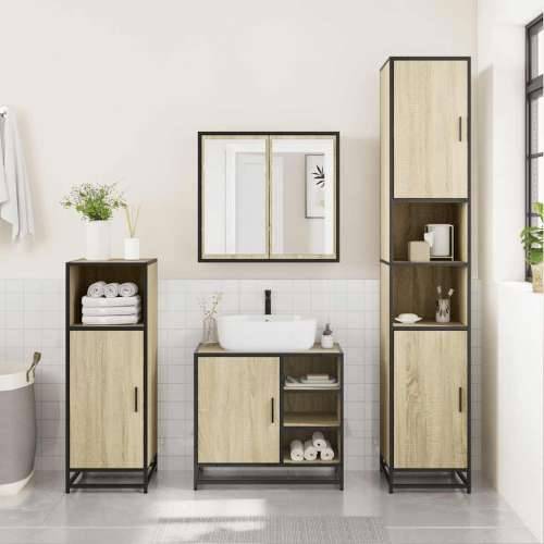 Kupaonski ormarić za Lavabo - Umivaonik boja hrasta 65x33x60 cm drveni - sonoma hrast 1 Cijena