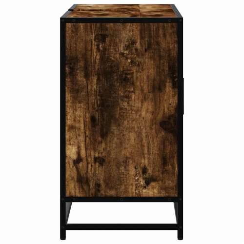 Kupaonski ormarić za Lavabo - Umivaonik boja hrasta 80x33x60 cm drveni - Dimljeni hrast 1 Cijena