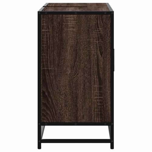 Kupaonski ormarić za Lavabo - Umivaonik boja hrasta 80x33x60 cm drveni - Smeđi hrast 1 Cijena