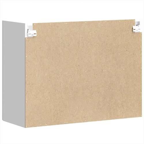 Kuhinjski zidni ormarić sa staklenim vratima Kalmar drveni - Bijela 80 x 31 x 60 cm 1 1x wall glass cabinet (2 doors) Cijena