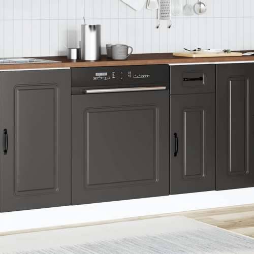 Ploča za perilicu posuđa Kalmar 60x1,5x67 cm konstruirano drvo - Crna 1 1 x ploča za perilicu posuđa 60 cm Cijena