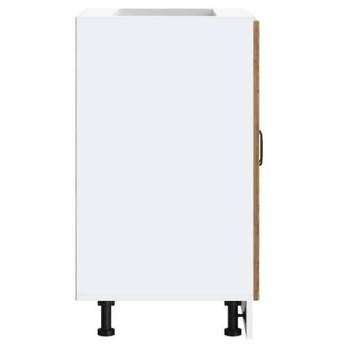 Donji ormarić za Lavabo - Umivaonik Lucca boja drva konstruirano drvo - Staro drvo 60 x 46 x 81.5 cm 1 1x bottom cabinet (2 door Cijena