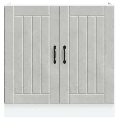 Donji ormarić za Lavabo - Umivaonik Lucca boja betona konstruirano drvo - Beton siva 80 x 46 x 81.5 cm 1 1x bottom cabinet (2 do Cijena