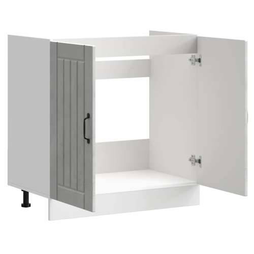 Donji ormarić za Lavabo - Umivaonik Lucca boja betona konstruirano drvo - Beton siva 80 x 46 x 81.5 cm 1 1x bottom cabinet (2 do Cijena