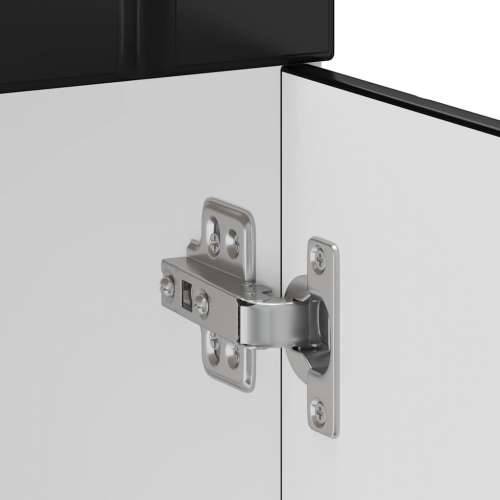 Donji kuhinjski ormarić Lucca crni konstruirano drvo - Crna 30 x 46 x 81.5 cm 1 1x bottom cabinet (1 door 1 drawer) Cijena
