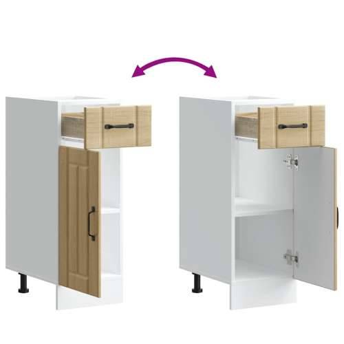 Donji kuhinjski ormarić Lucca boja hrasta konstruirano drvo - sonoma hrast 30 x 46 x 81.5 cm 1 1x bottom cabinet (1 door 1 drawe Cijena
