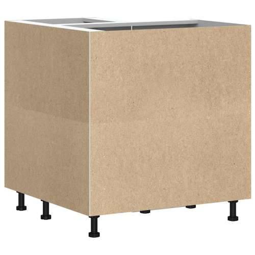 Kuhinjski kutni donji ormarić Lucca sjaj bijeli drveni - Beton siva 75.5 x 75.5 x 81.5 cm 1 1x corner bottom cabinet (2 doors) Cijena