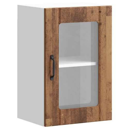 Kuhinjski zidni ormarić sa staklenim vratima Lucca boja drva - Staro drvo 1 1 x zidni stakleni ormarić (1 vrata) 40 cm Cijena