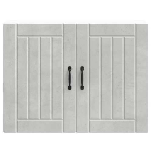 Kuhinjski zidni ormarić Lucca boja betona konstruirano drvo - Beton siva 80 x 31 x 60 cm 1 1x wall cabinet (2 doors) Cijena