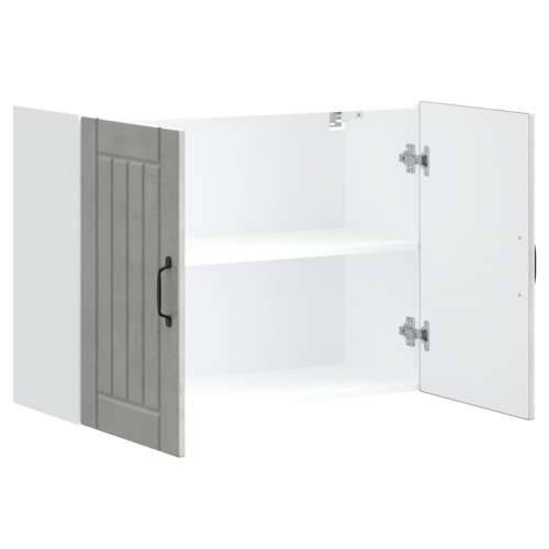 Kuhinjski zidni ormarić Lucca boja betona konstruirano drvo - Beton siva 80 x 31 x 60 cm 1 1x wall cabinet (2 doors) Cijena