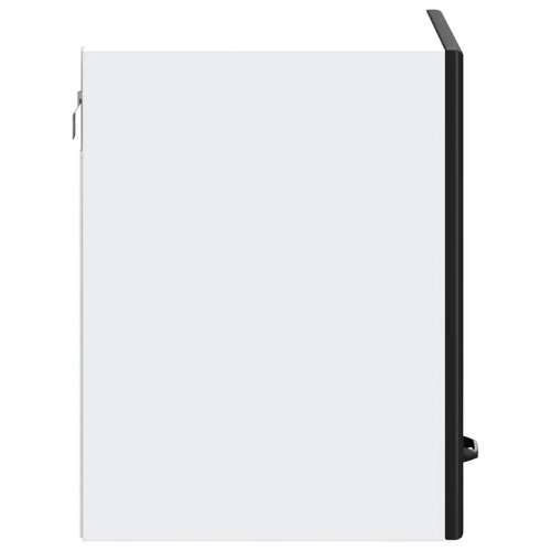 Kuhinjski zidni ormarić Lucca crni konstruirano drvo - Crna 1 1 x zidni ormarić (1 krilna vrata) 60 cm Cijena