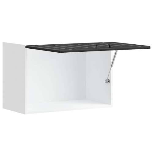 Kuhinjski zidni ormarić Lucca crni konstruirano drvo - Crna 1 1 x zidni ormarić (1 krilna vrata) 60 cm Cijena