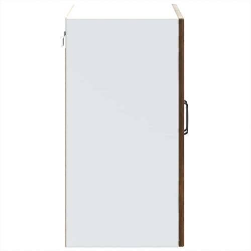Kuhinjski zidni ormarić sa staklenim vratima Lucca boja hrasta - Dimljeni hrast 80 x 31 x 60 cm 1 1x wall glass cabinet (2 doors Cijena