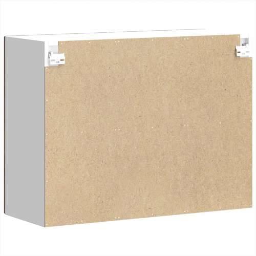 Kuhinjski zidni ormarić sa staklenim vratima Lucca boja hrasta - Dimljeni hrast 80 x 31 x 60 cm 1 1x wall glass cabinet (2 doors Cijena
