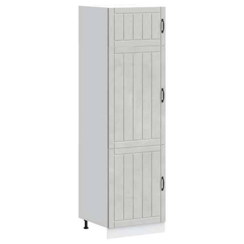 Kuhinjski ormarić Lucca boja betona konstruirano drvo - Beton siva 60 x 57 x 207 cm 1 1x cupboard Cijena