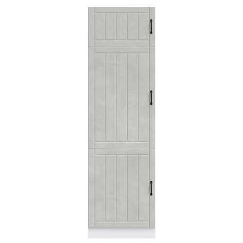 Kuhinjski ormarić Lucca boja betona konstruirano drvo - Beton siva 60 x 57 x 207 cm 1 1x cupboard Cijena