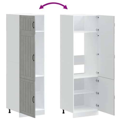 Kuhinjski ormarić Lucca boja betona konstruirano drvo - Beton siva 60 x 57 x 207 cm 1 1x cupboard Cijena