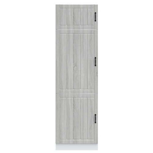 Kuhinjski ormarić Lucca boja hrasta konstruirano drvo - Sivi hrast sonoma 1 1 x ormar 60 cm Cijena