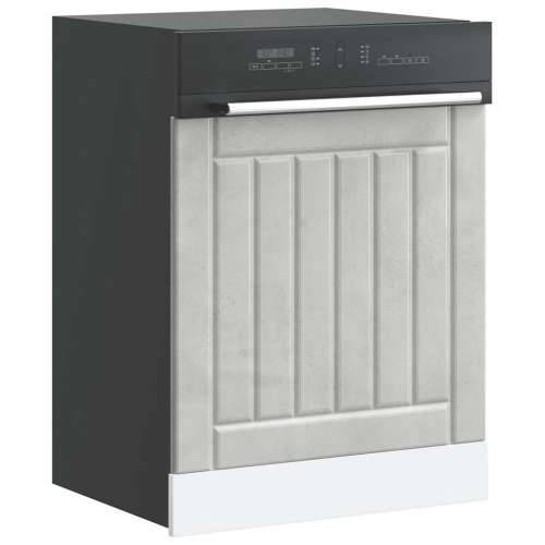 Ploča za perilicu posuđa Lucca boja betona konstruirano drvo - Beton siva 60 x 1.5 x 67 cm 1 1x dishwasher panel Cijena