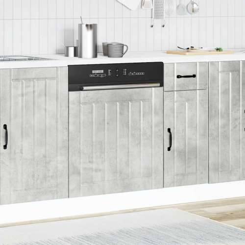 Ploča za perilicu posuđa Lucca boja betona konstruirano drvo - Beton siva 60 x 1.5 x 67 cm 1 1x dishwasher panel Cijena