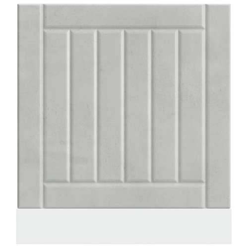 Ploča za perilicu posuđa Lucca boja betona konstruirano drvo - Beton siva 60 x 1.5 x 67 cm 1 1x dishwasher panel Cijena