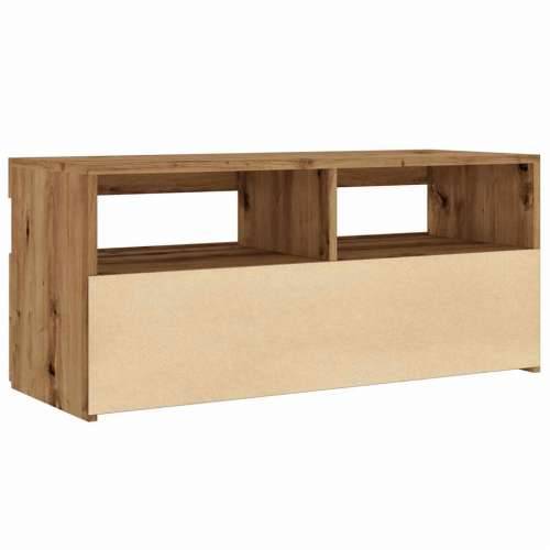 TV ormarić LED boja hrasta 90x35x40 cm konstruirano drvo - hrast artisan 1 90 cm Cijena