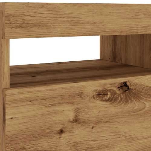 TV ormarić LED boja hrasta 90x35x40 cm konstruirano drvo - hrast artisan 1 90 cm Cijena