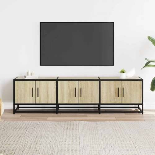 TV ormarić Sonoma hrast 150x35x41 cm Konstruirano drvo i metal - sonoma hrast 1 150 cm Cijena