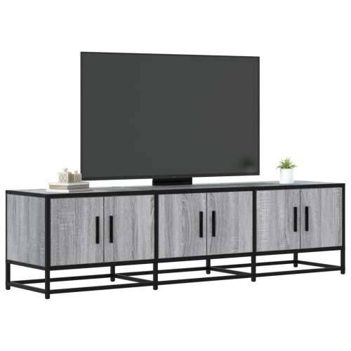 TV ormarić sivi Sonoma 150x35x41 cm Konstruirano drvo i metal - Sivi hrast sonoma 1 150 cm Cijena