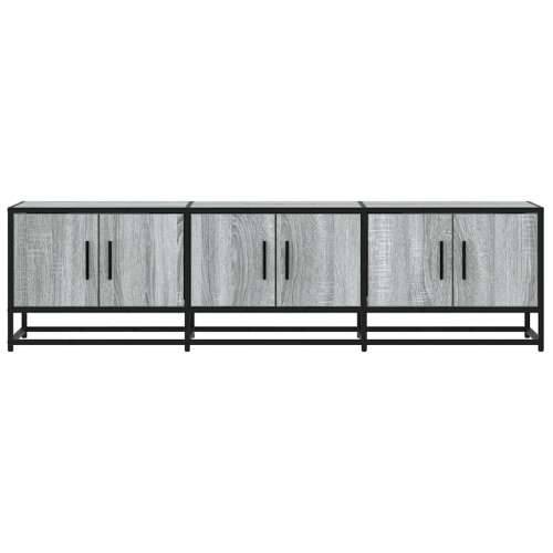TV ormarić sivi Sonoma 150x35x41 cm Konstruirano drvo i metal - Sivi hrast sonoma 1 150 cm Cijena