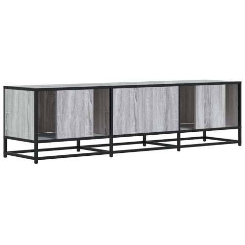 TV ormarić sivi Sonoma 150x35x41 cm Konstruirano drvo i metal - Sivi hrast sonoma 1 150 cm Cijena