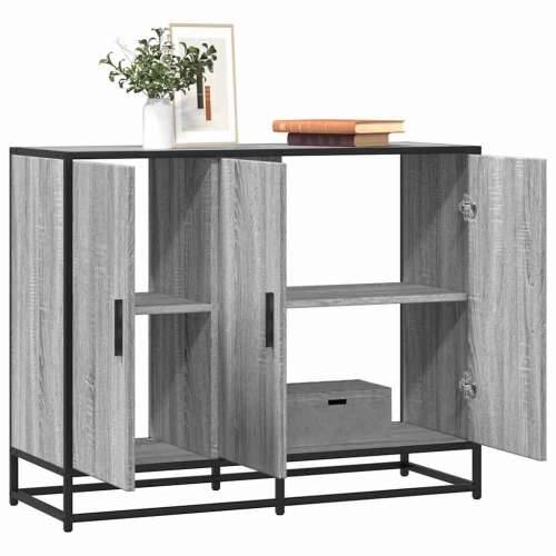 Komoda Siva Sonoma 94x35x76 cm Konstruirano drvo - Sivi hrast sonoma 1 Cijena