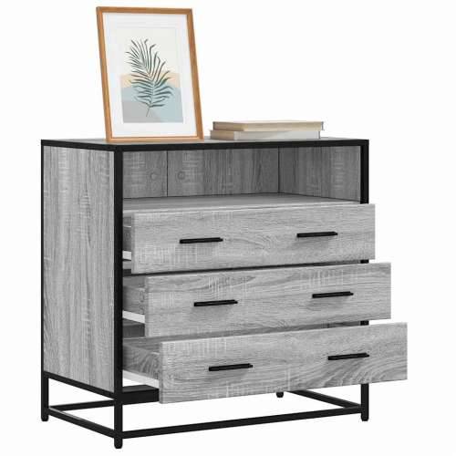 Ormarić s ladicama Siva Sonoma 70x41x70 cm Konstruirano drvo - Sivi hrast sonoma 1 Cijena