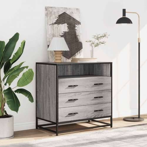 Ormarić s ladicama Siva Sonoma 70x41x70 cm Konstruirano drvo - Sivi hrast sonoma 1 Cijena