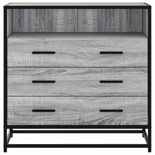 Ormarić s ladicama Siva Sonoma 70x41x70 cm Konstruirano drvo - Sivi hrast sonoma 1 Cijena