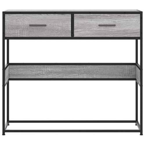 Konzolni stol boja hrasta 90x35x80 cm konstruirano drvo - Sivi hrast sonoma 1 Cijena
