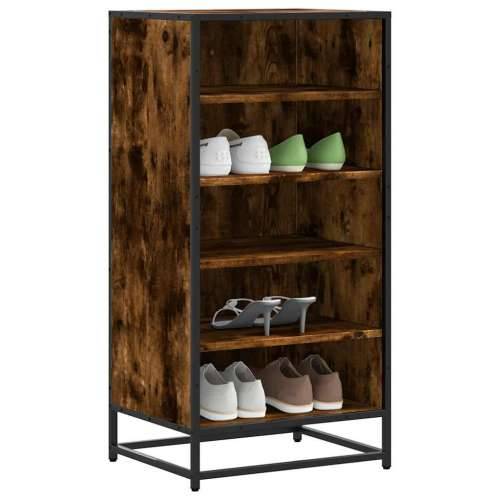 Stalak za cipele boja hrasta 48x38x97,5 cm konstruirano drvo - Dimljeni hrast 8 1 Cijena
