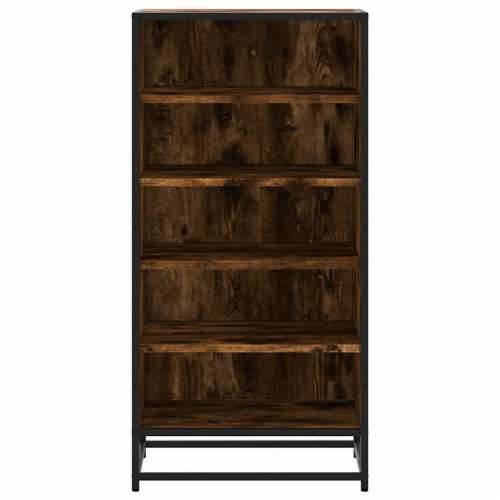 Stalak za cipele boja hrasta 48x38x97,5 cm konstruirano drvo - Dimljeni hrast 8 1 Cijena