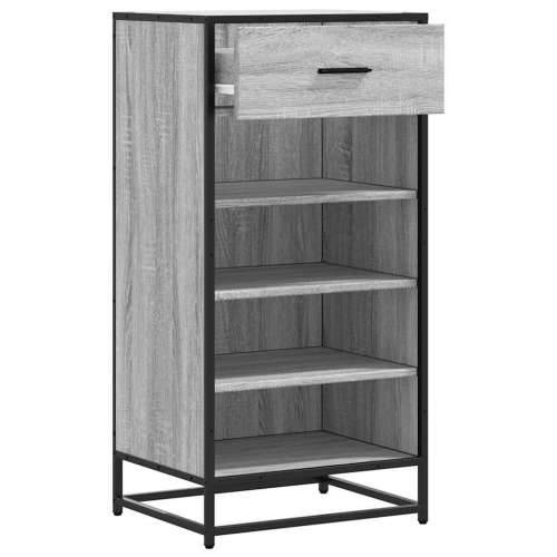 Stalak za cipele boja hrasta 48x38x97,5 cm konstruirano drvo - Sivi hrast sonoma 1 4 Cijena