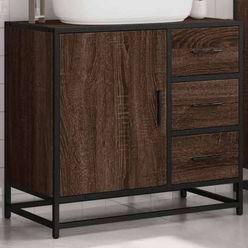Kupaonski ormarić za Lavabo - Umivaonik smeđi hrast 65x33x60 cm - Smeđi hrast 1 Cijena