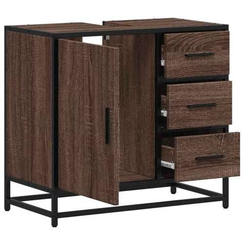 Kupaonski ormarić za Lavabo - Umivaonik smeđi hrast 65x33x60 cm - Smeđi hrast 1 Cijena