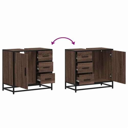Kupaonski ormarić za Lavabo - Umivaonik smeđi hrast 65x33x60 cm - Smeđi hrast 1 Cijena