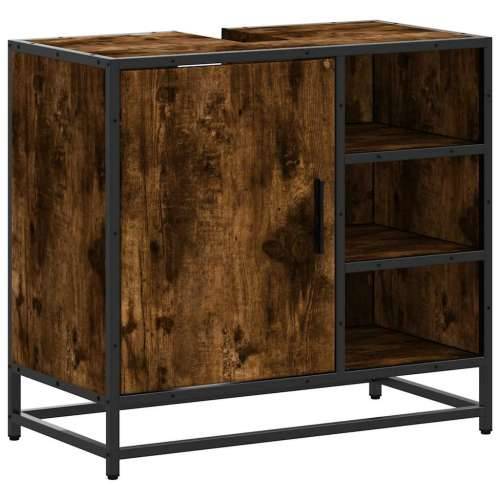 Kupaonski ormarić za Lavabo - Umivaonik dimljeni hrast 65x33x60 cm - Dimljeni hrast 1 Cijena