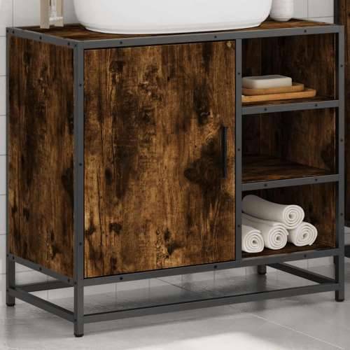 Kupaonski ormarić za Lavabo - Umivaonik dimljeni hrast 65x33x60 cm - Dimljeni hrast 1 Cijena