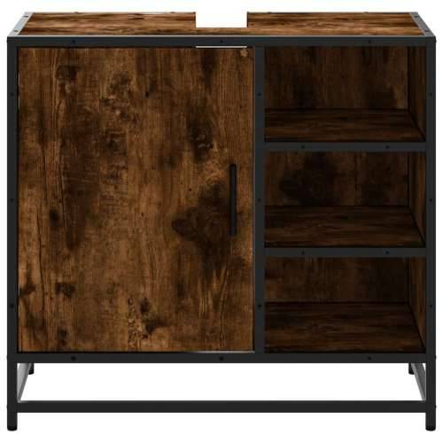 Kupaonski ormarić za Lavabo - Umivaonik dimljeni hrast 65x33x60 cm - Dimljeni hrast 1 Cijena